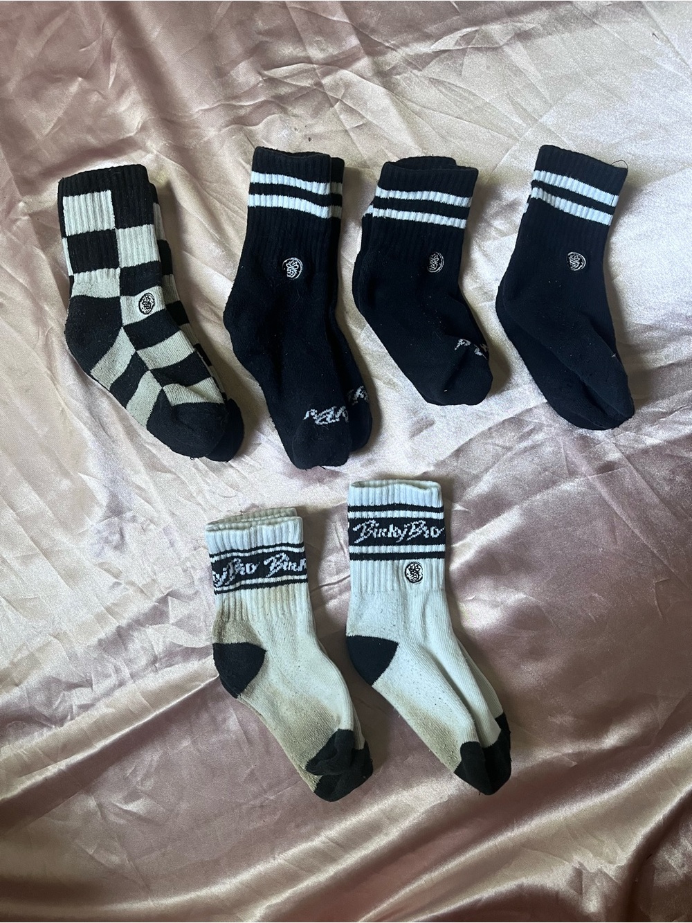 6 Pair of Binky Bro Toddler Socks Fair condition